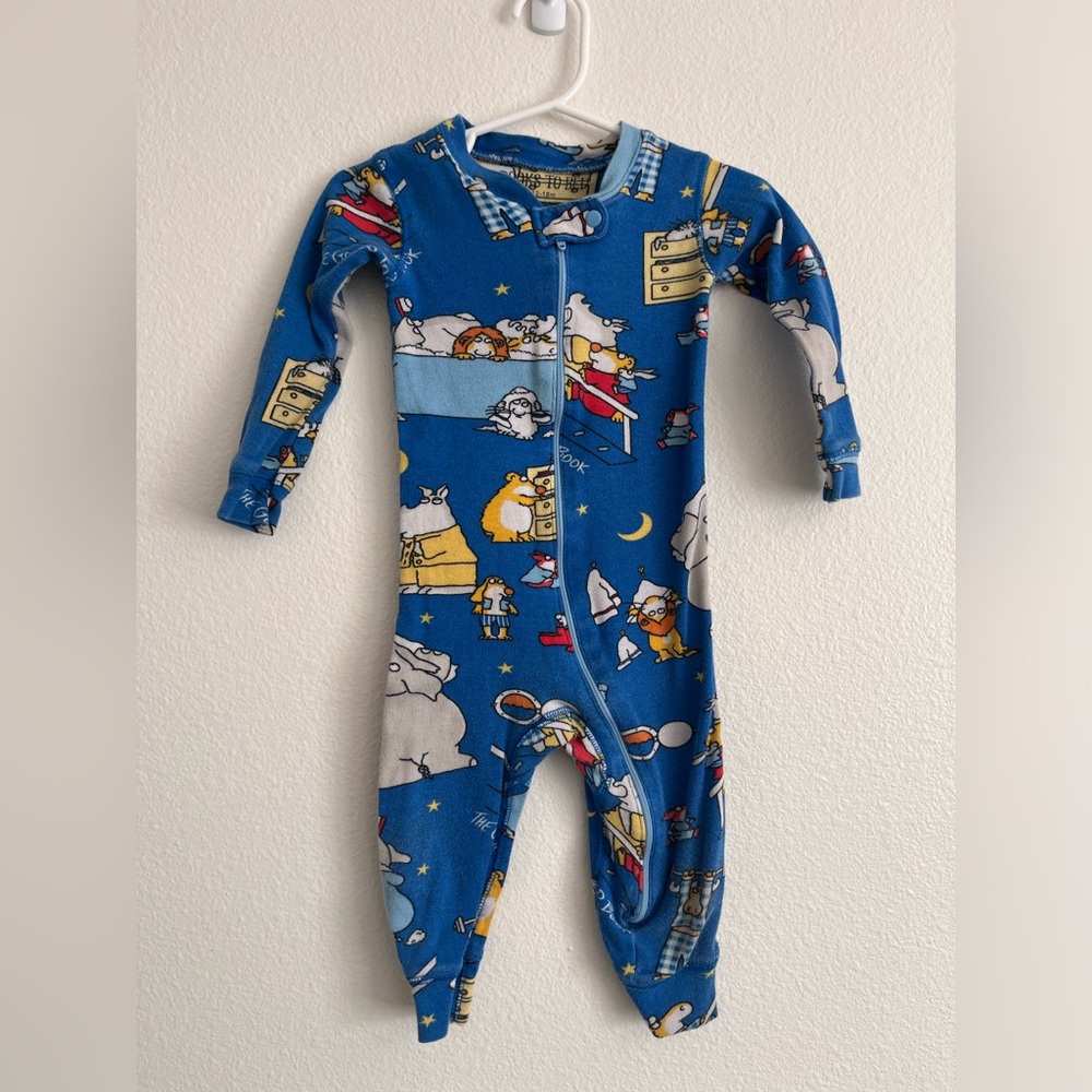Books to bed the going to bed book baby pajama sz 12-18mo 100% organic cotton